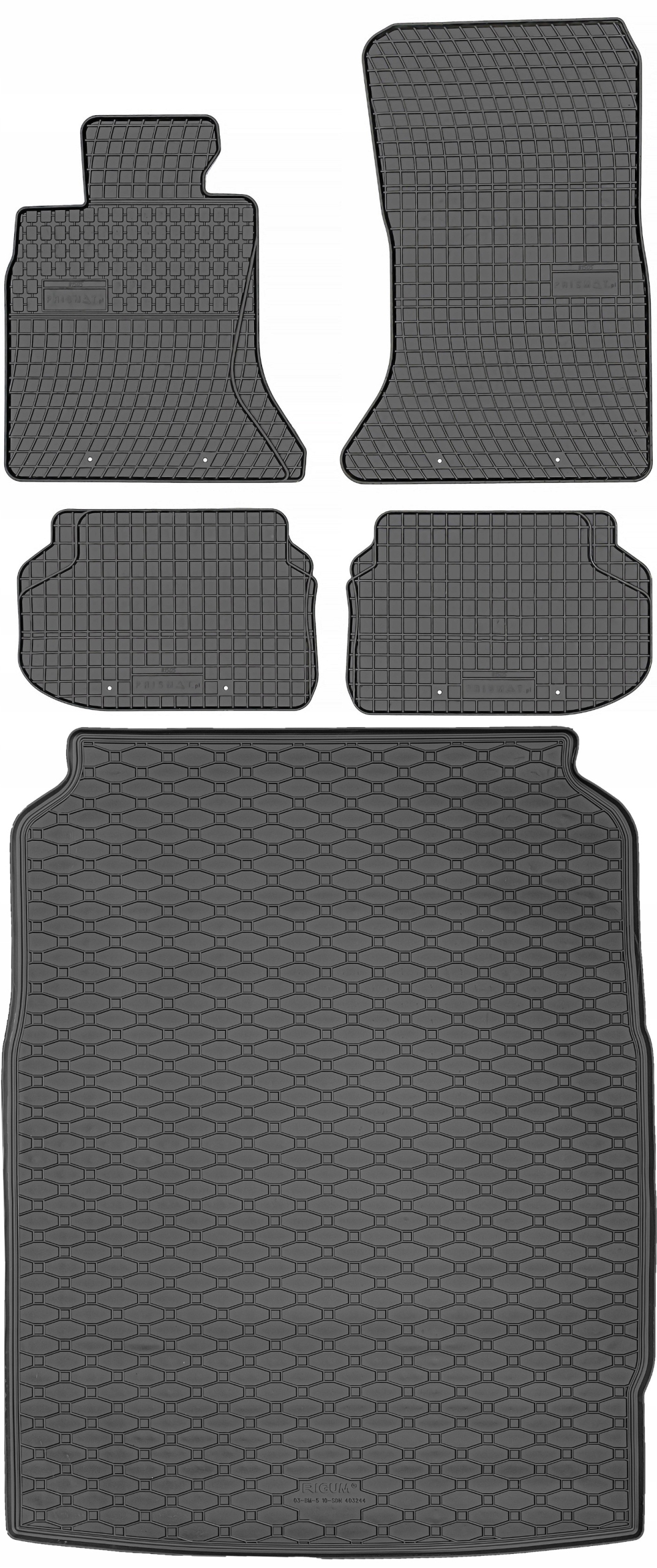 Bmw 5 F10 Sedan 2010-2017 Sada Koberce batožinový priestor