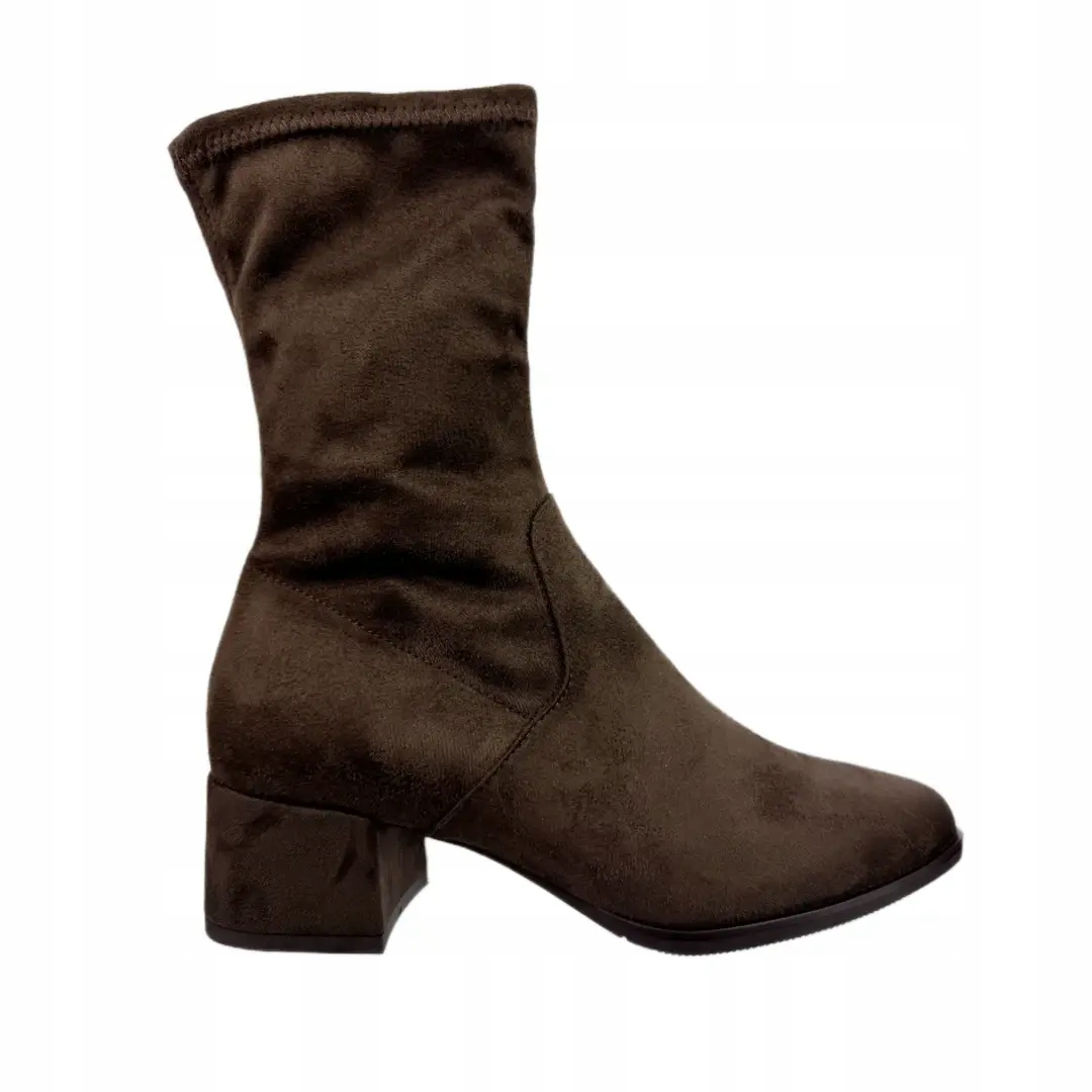 Dámské kotníkové boty Emi Romani 20918 2435 hnědá 37, Hnědá