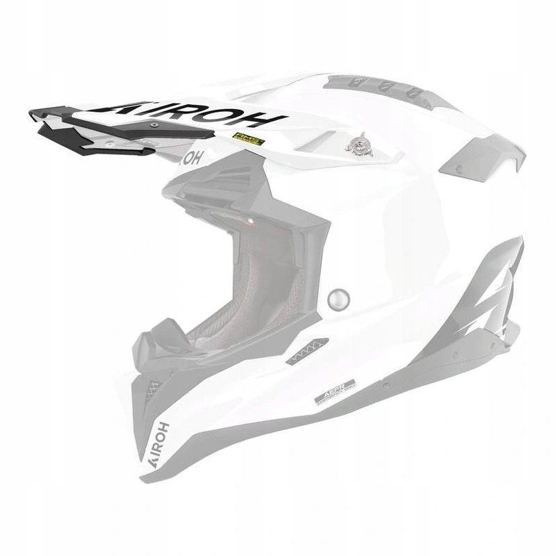 Kryt na prilbu Airoh Aviator 3 Color White Gloss biely Darčeky