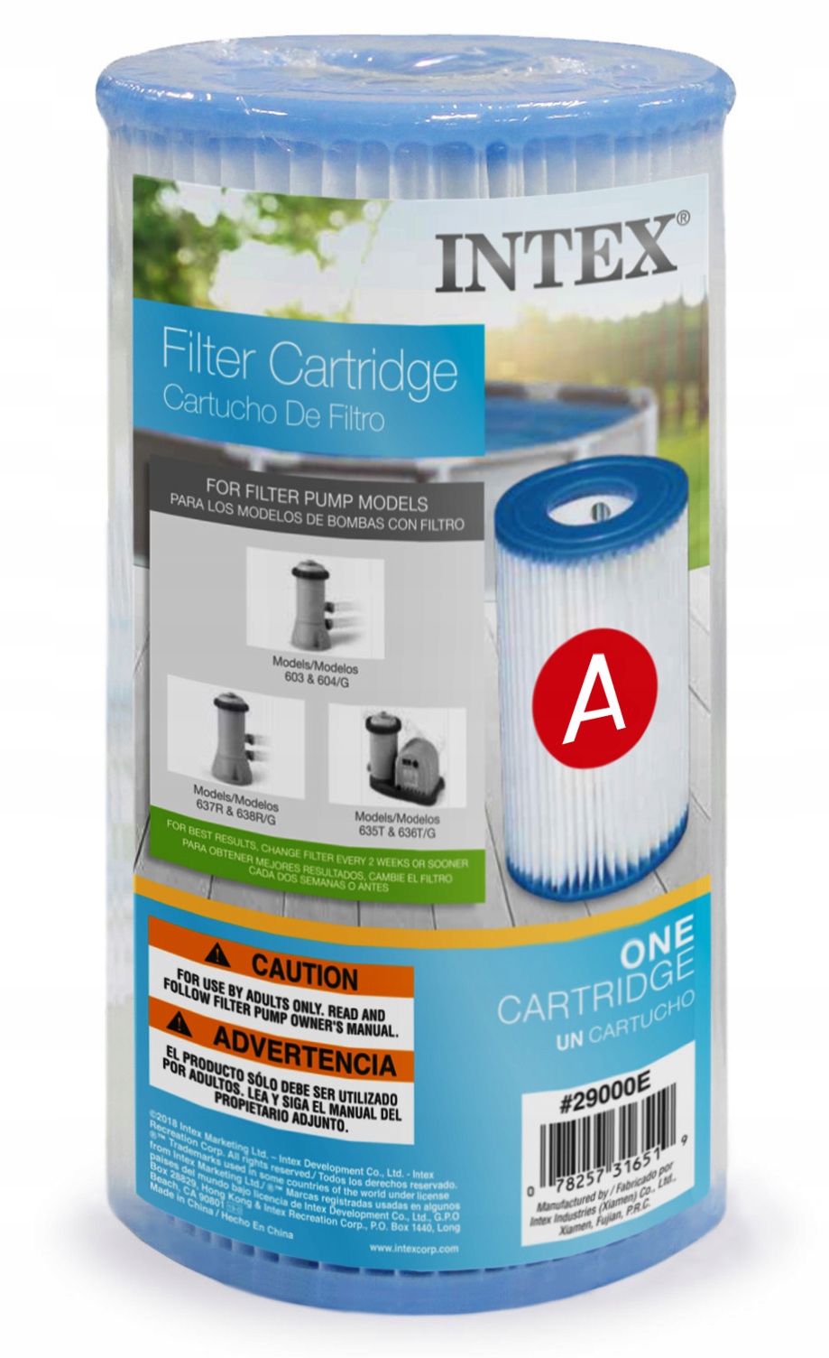 

Filtr Papierowy Do Pompy Basen Typ A Intex 29000