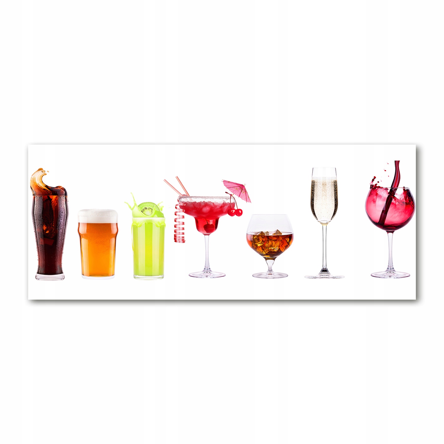

Foto obraz akryl zdjęcie Zestaw drinków 125x50 cm