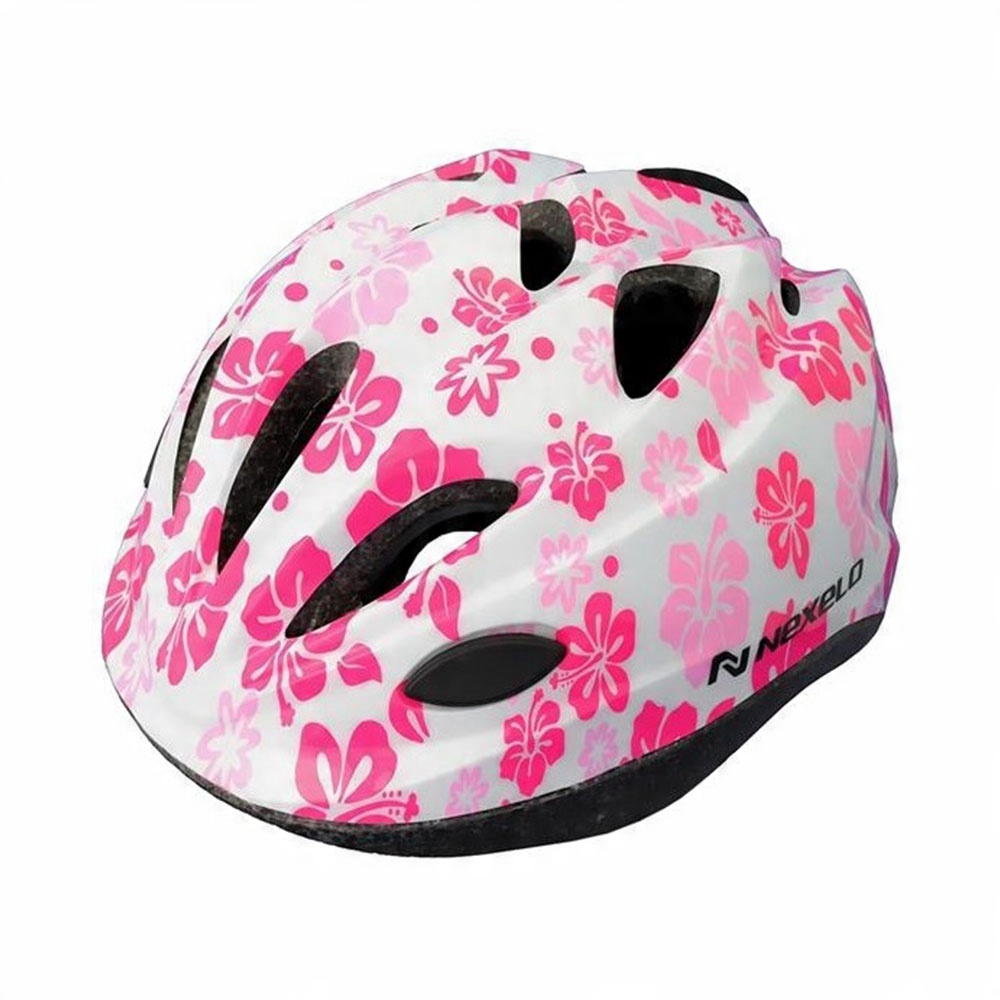

Kask Rowerowy Dziecięcy Kwiatki Rolki Hulajnoga
