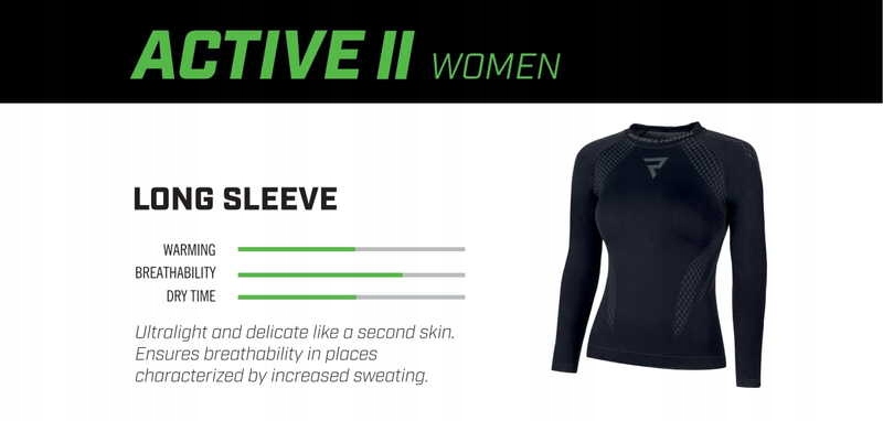 Bielizna Termoaktwna Damska Koszulka Termoaktywna REBELHORN Active XS Rozmiar XS