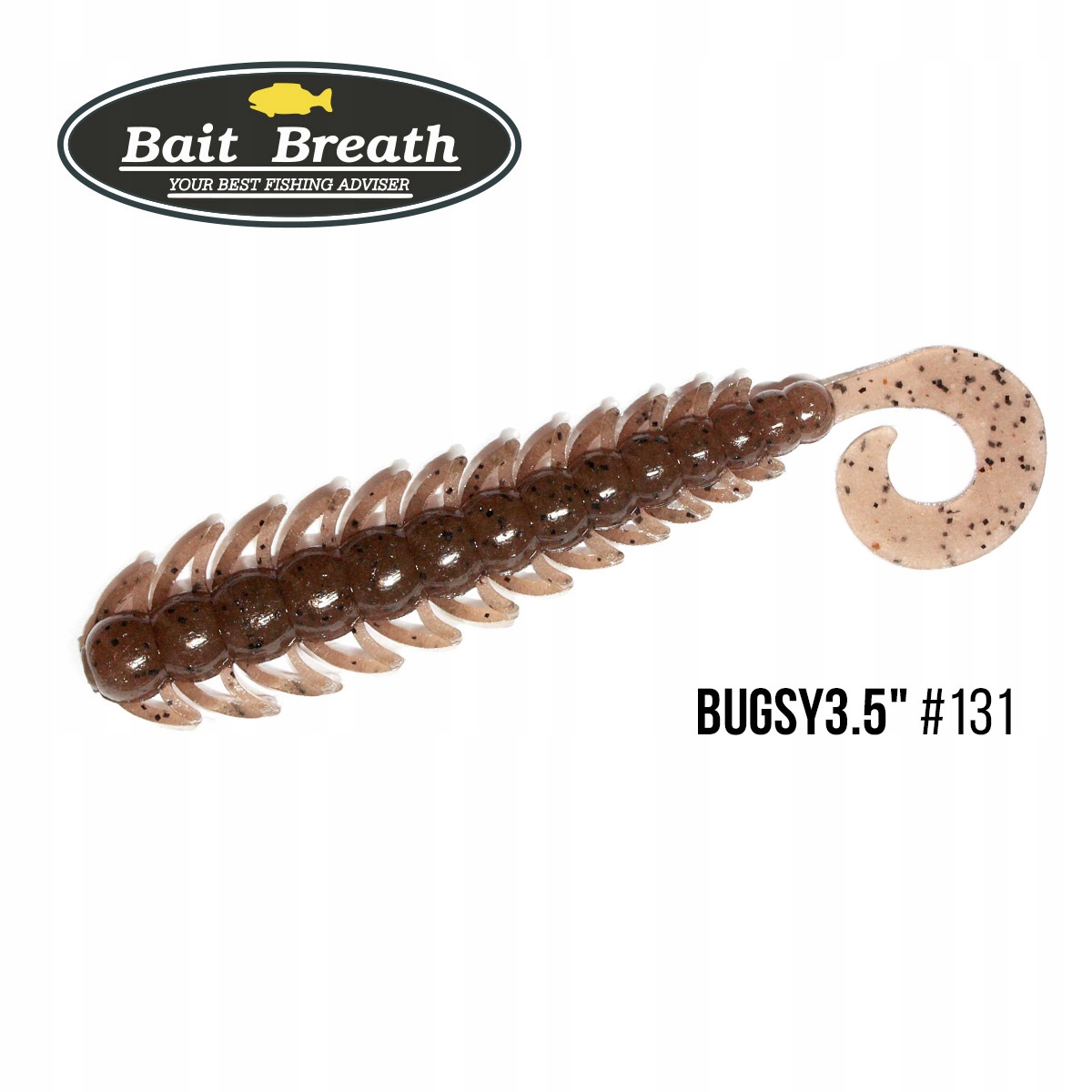 Przynęta miękka Bait Breath Bugsy 3.5" #131 Brown/Seed (8 szt)