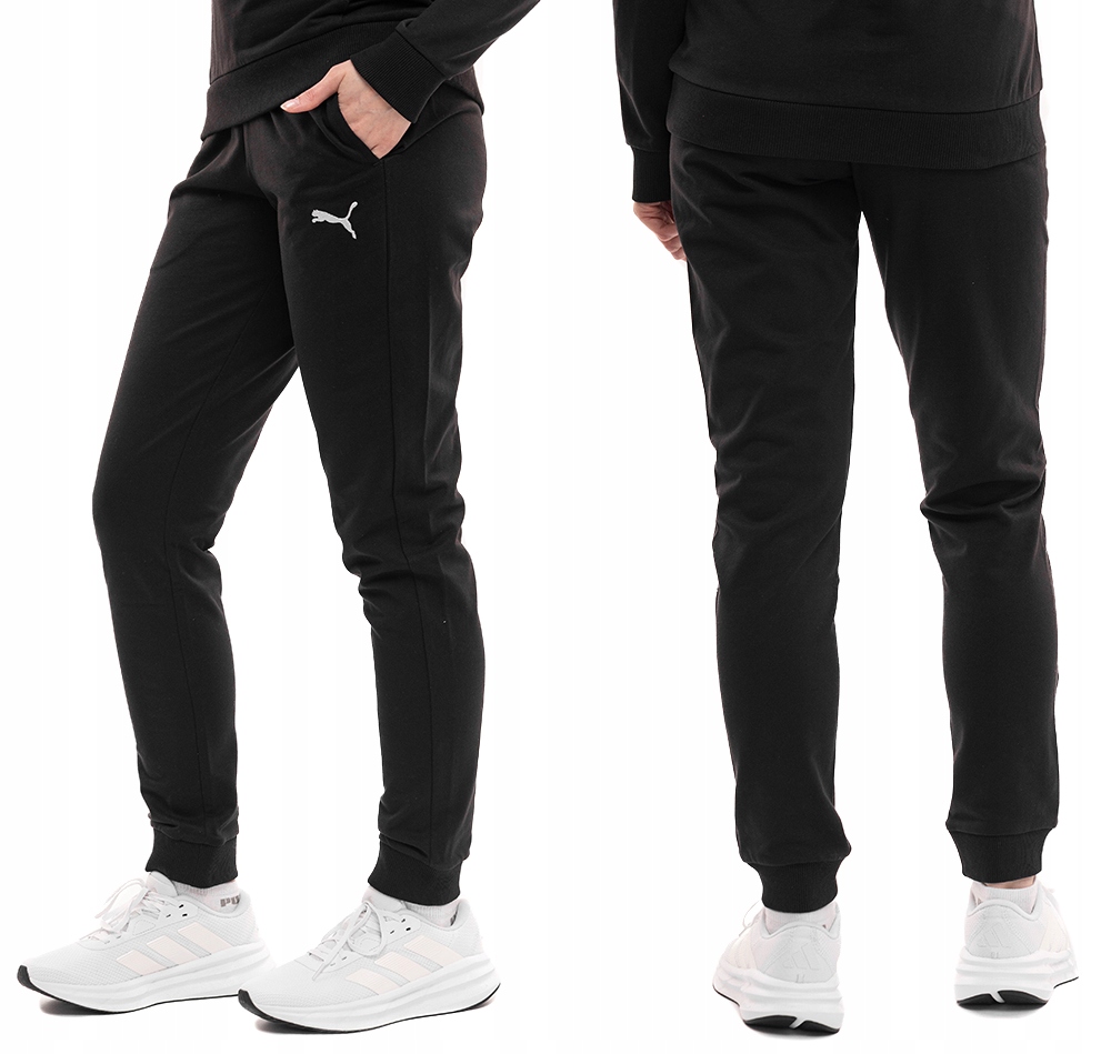 Dámské teplákové kalhoty Puma Team Goal Sportovní tepláky Černé Pohodlné XXL