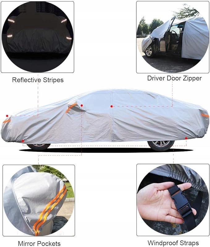 POKROWIEC NA SAMOCHÓD 6 WARSTW WODOSZCZELNA KAYME Producent inny