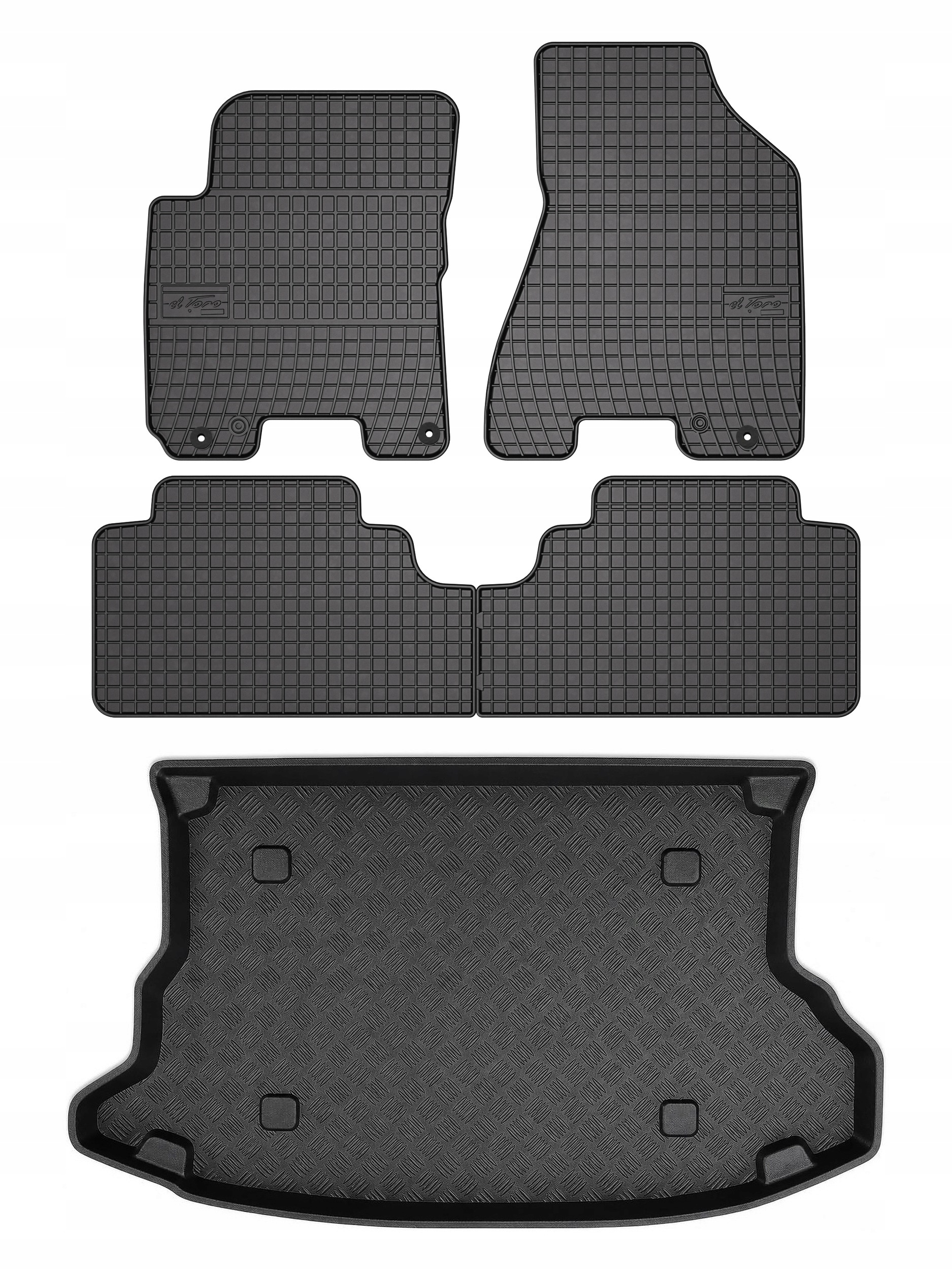 Gumové rohože SolidPRO rohožka do kufra pre: Hyundai Tucson I 2004-2010