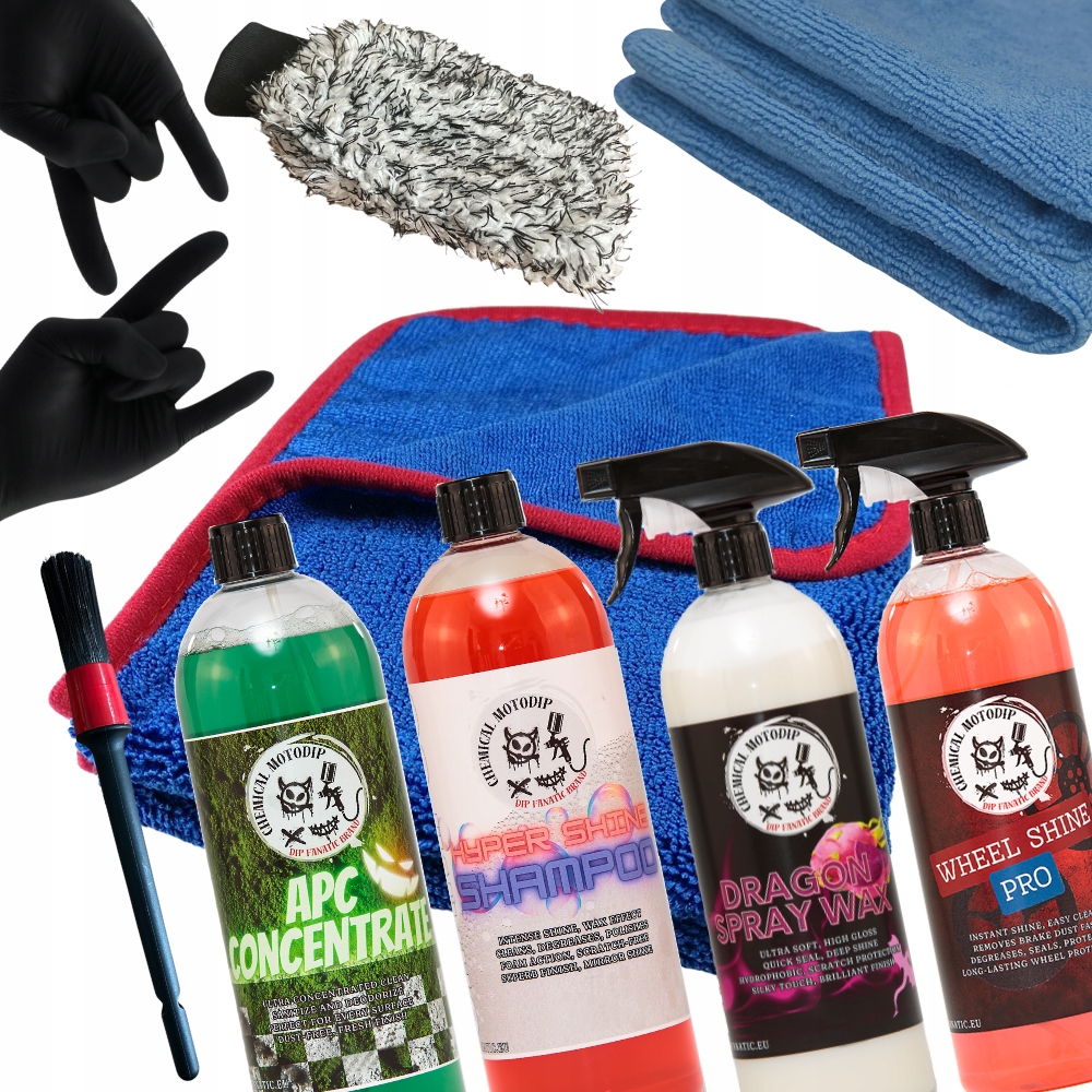 MotoDip Velký set pro péči a ochranu laku