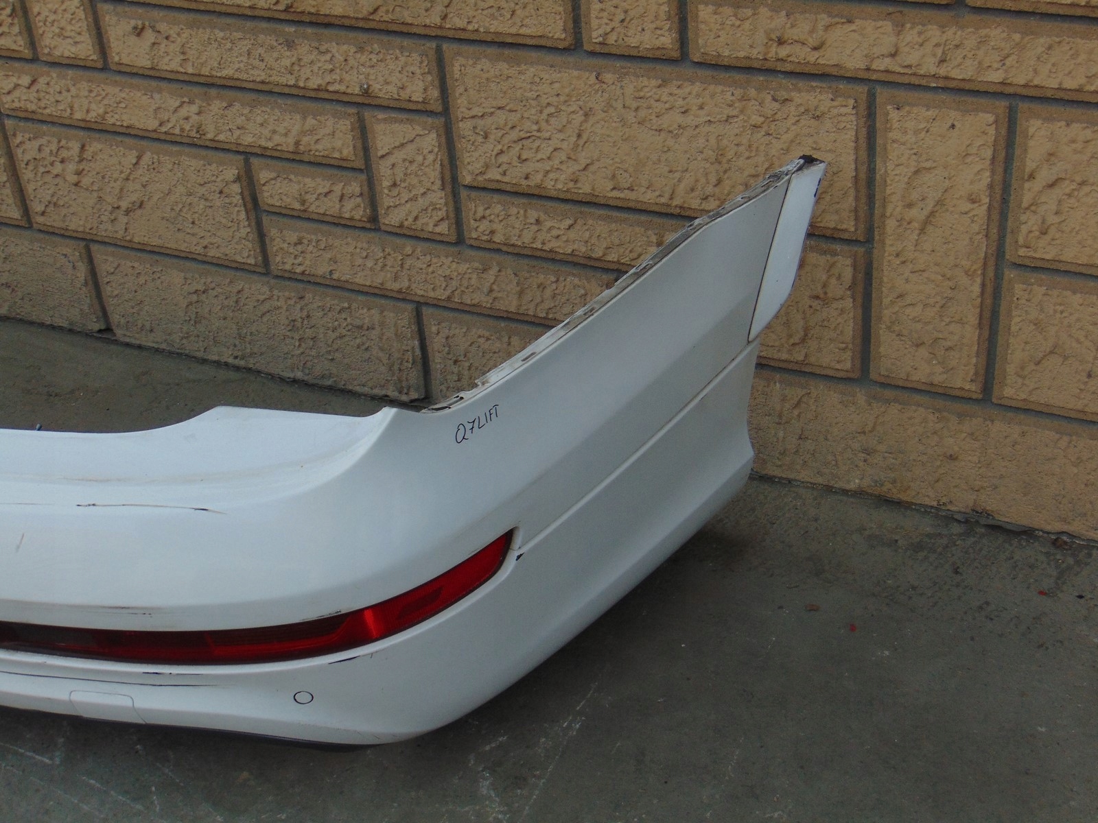 bumper rear part rear AUDI Q7 4L LIFT S-LINE