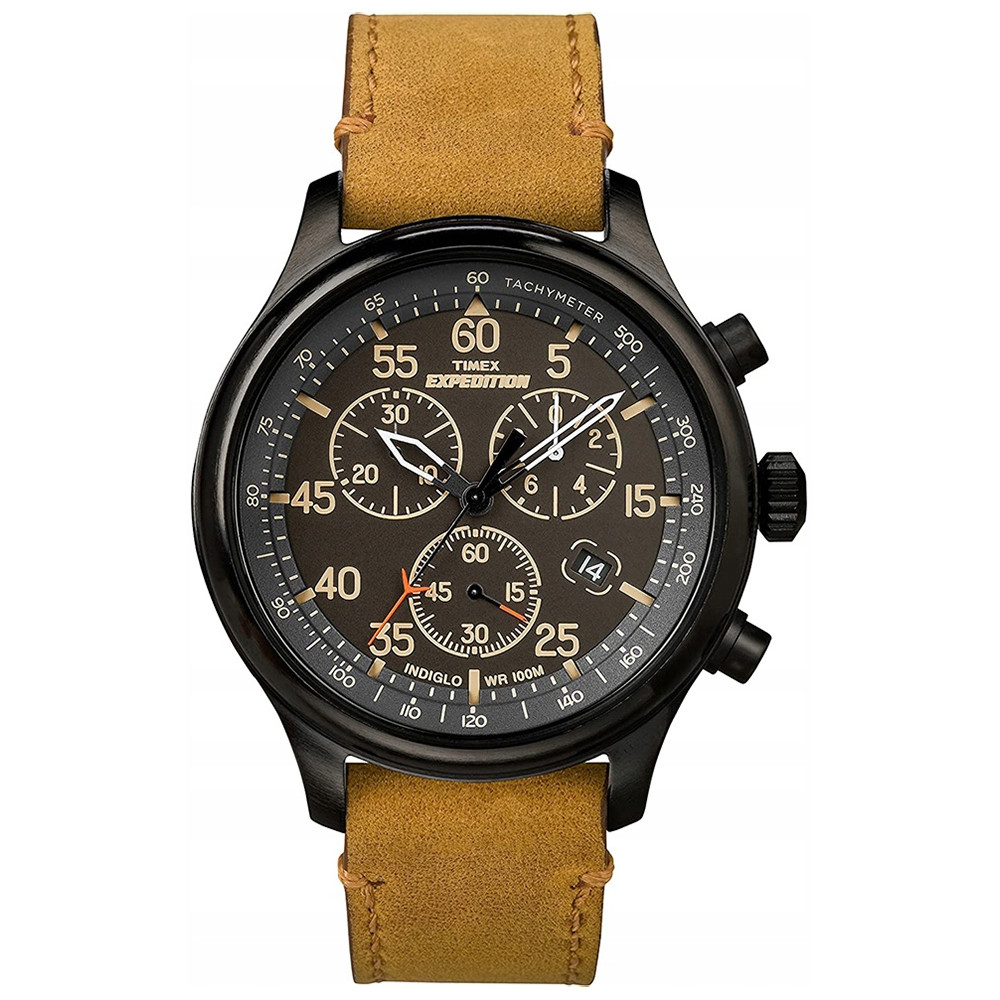 Pánské Hodinky Timex Expedition TW4B12300 hnědé