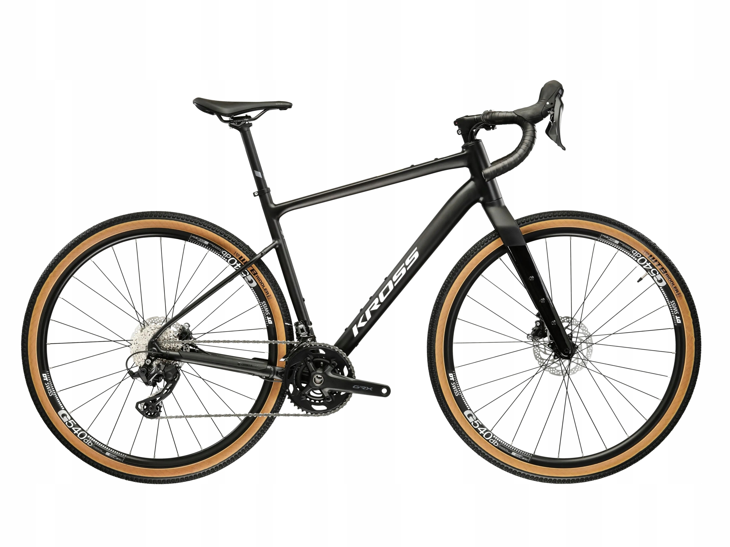 Rower Gravel Kross Esker 6.0 28" Czarno Biały Mat L 20" 2026