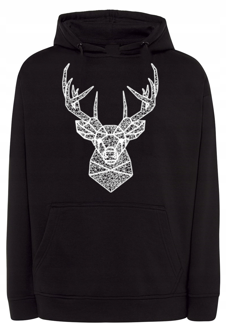 Pánská mikina s potiskem Art Line Jelen vel. 4XL