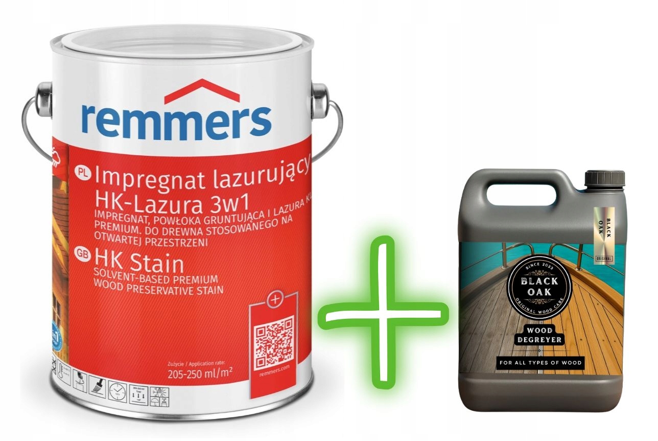 Impregnat lazurujący Remmers HK-Lazur Dąb Rustykalny 20L Odszarzacz