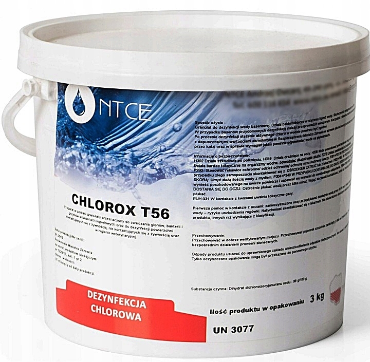 

Chlor Szok Granulat Profesjonalny Chemia Basen 3kg