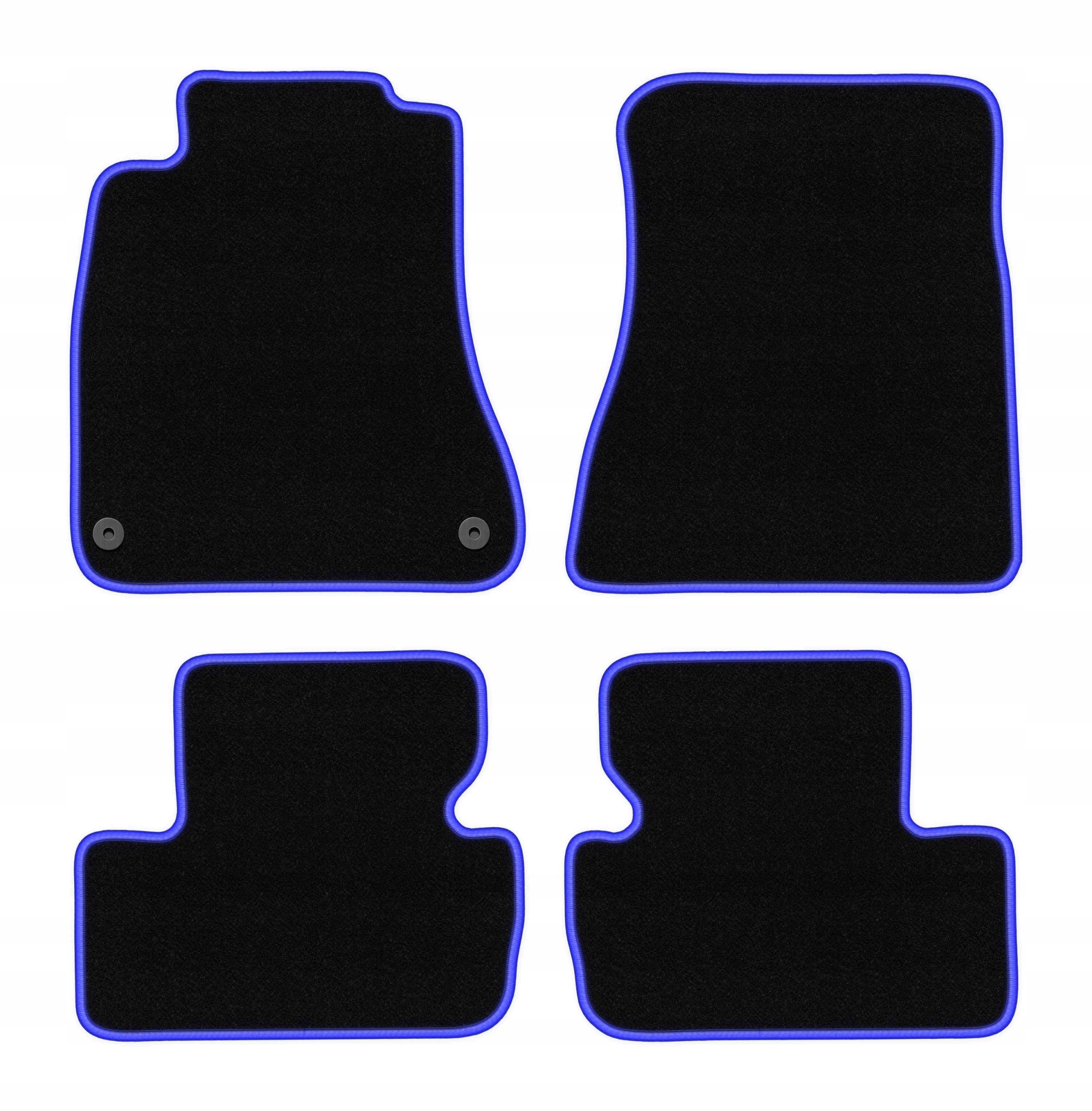Velurové koberce pro Lexus Is II 2005-2013 komplet Carlux-blue 4 ks