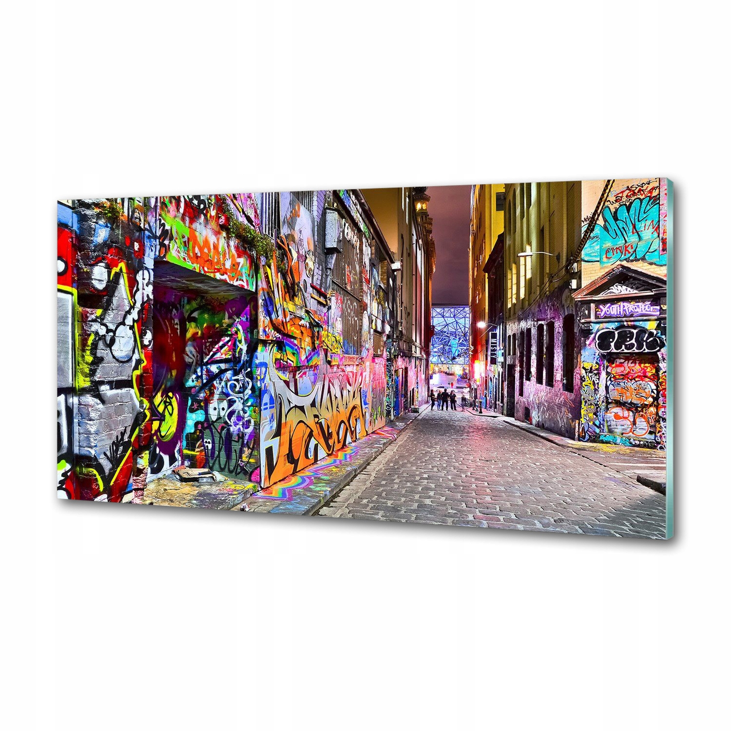 Panel do kuchyne Farebné graffiti 120 x 60 cm Lepidlo