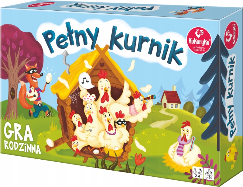 Kukuryku Pełny Kurnik Gra 63117 Rodzinna