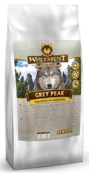 Levně Wolfsblut Dog Grey Peak Senior – koza a batáty 12,5 kg