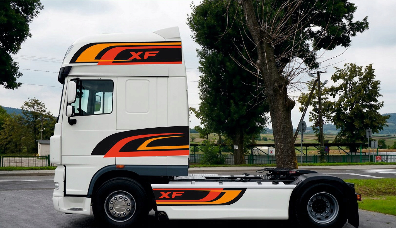 Nálepky Nálepka Daf Xf Demo 3 Farby
