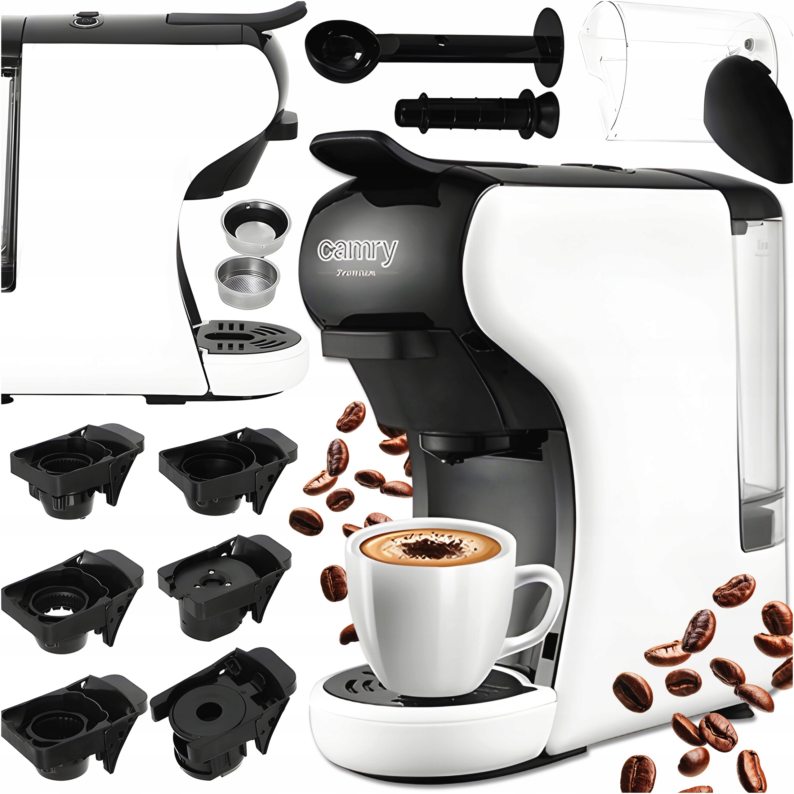 Ekspres Kapsułkowy Nespresso Dolce Gusto Tchibo Do Kawy Ciśnieniowy 19 Bar