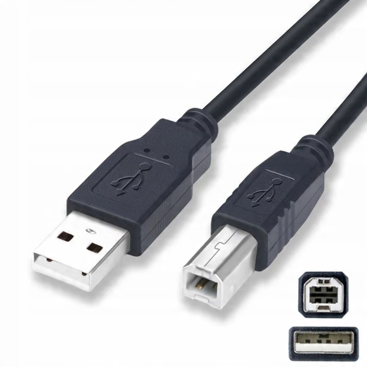 

Kabel Przewód Usb A B Do Drukarki Skanera 3m