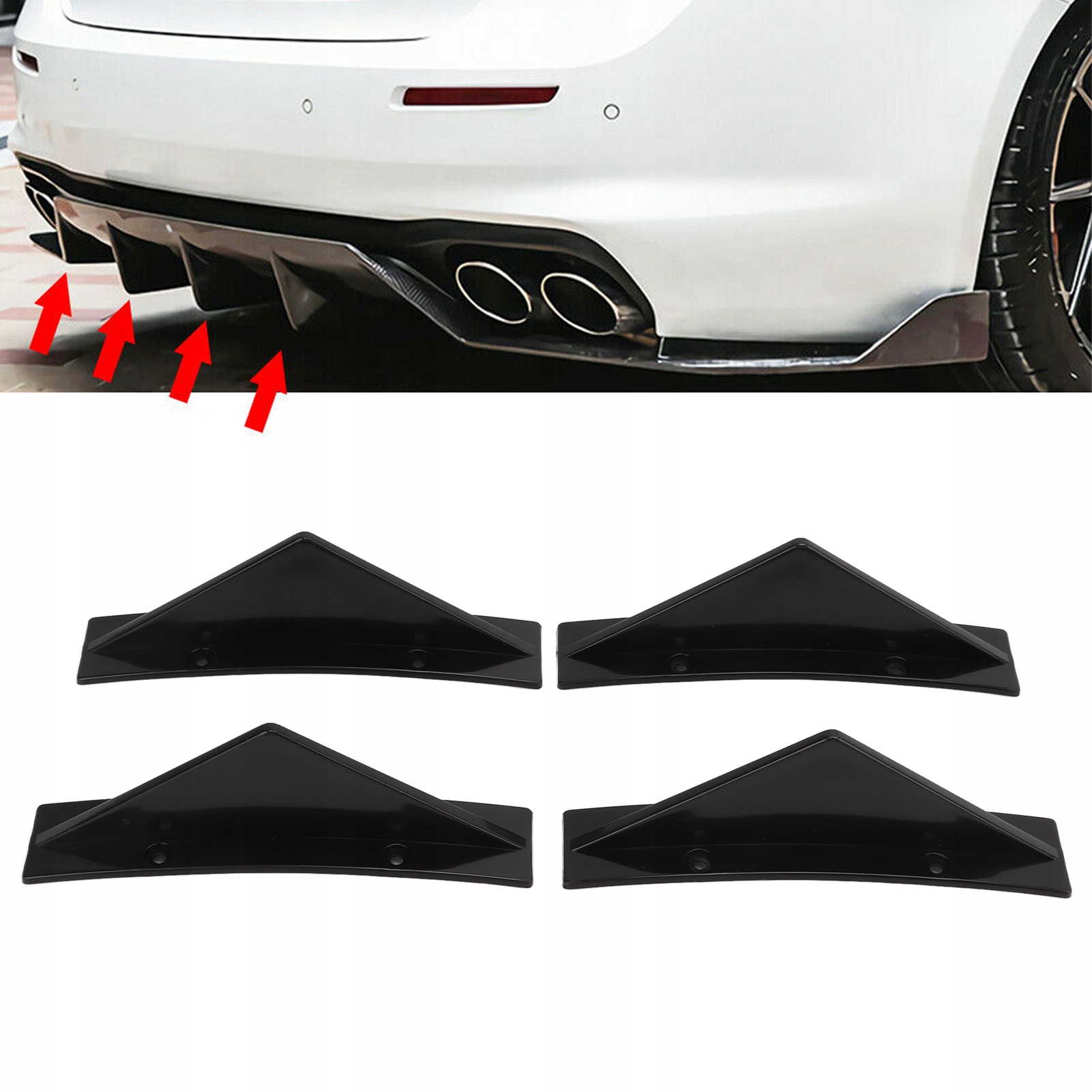 UNIWERSALNY DYFUZOR TYLNY DOKŁADKA ZDERZAKA Producent części Achse24