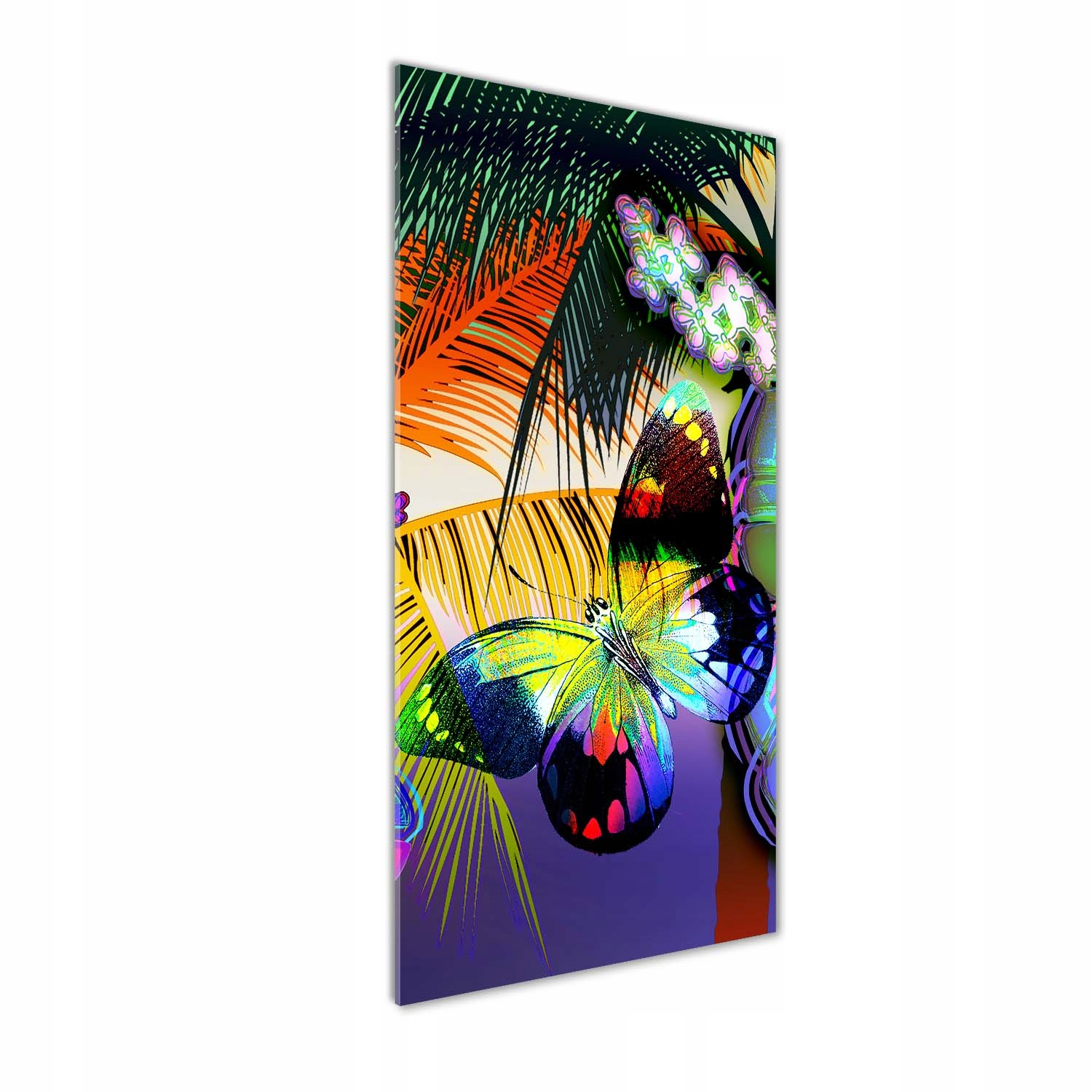 

Foto obraz szkło akrylowe Kolorowe kwiaty 50x125cm