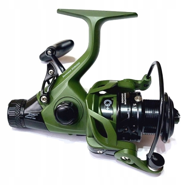 Kołowrotek Dom Green 5000 Miracle Fish Wolny Bieg Wędkarski Grunt Feeder