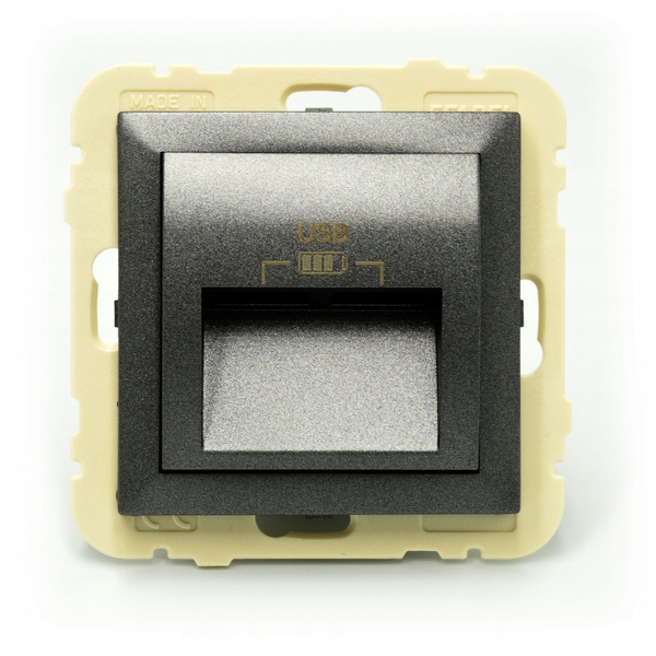 Efapel LOGUS90 Usb Zásuvka 2,4A Grafit 90384KWIS