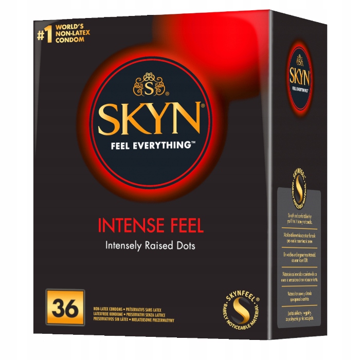 

Prezerwatywy Skyn Intense Feel z wypustkami 36 szt