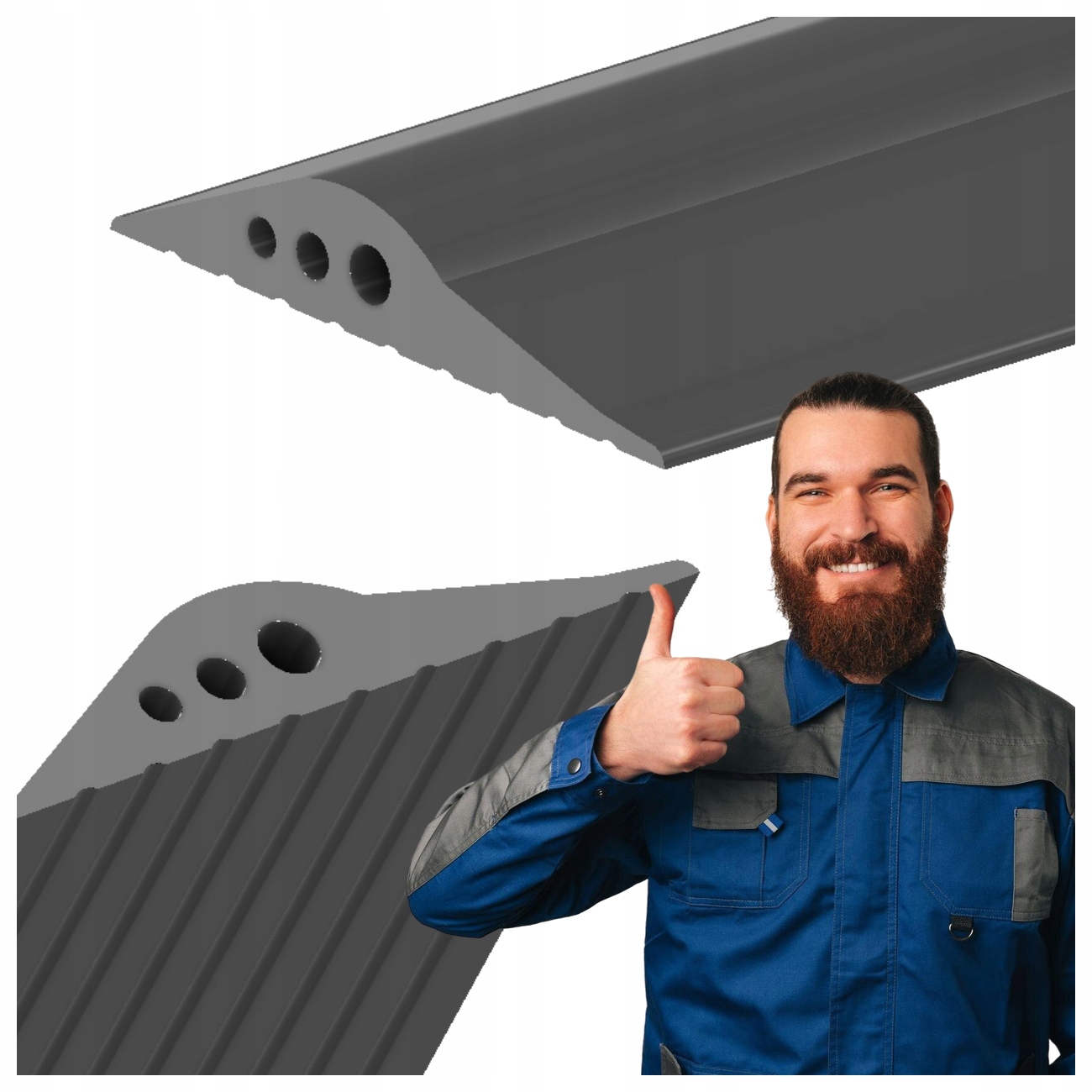 Těsnění Garážového Těsnění Pod Garážovou Bránu Práh Pro Bránu 3 mb 78x14 mm