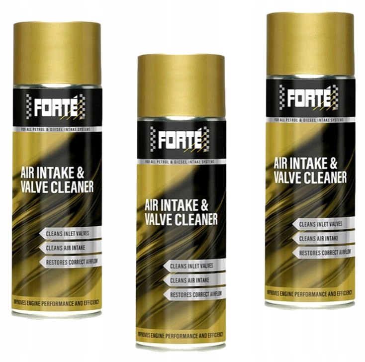 Forte 3 X Air Intake & Valve Cleaner Čistí Krúžky, Odstraňuje Nánosy 500 ML