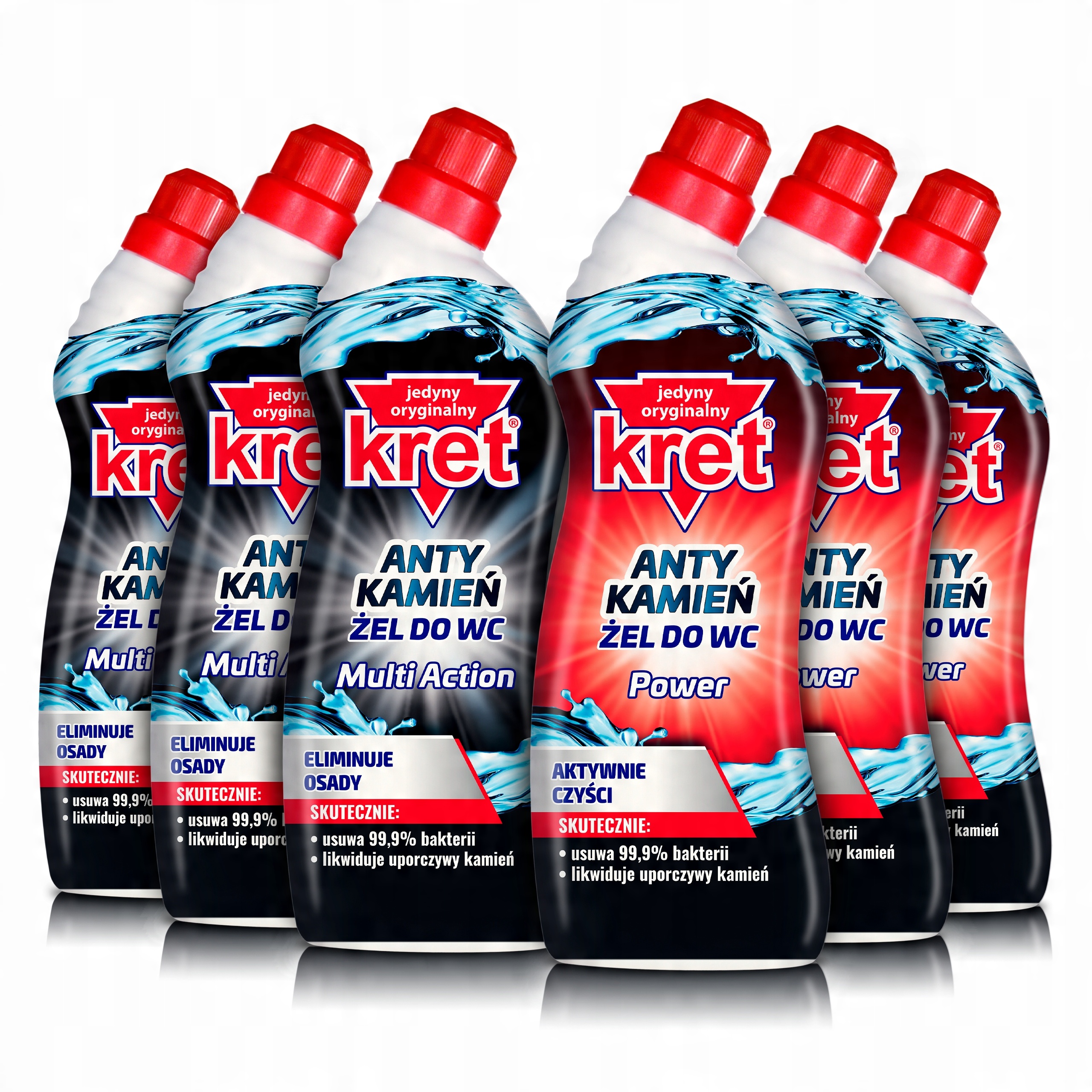 

Kret Zero Kamienia Żel do Wc Biobójczy mix 6x750