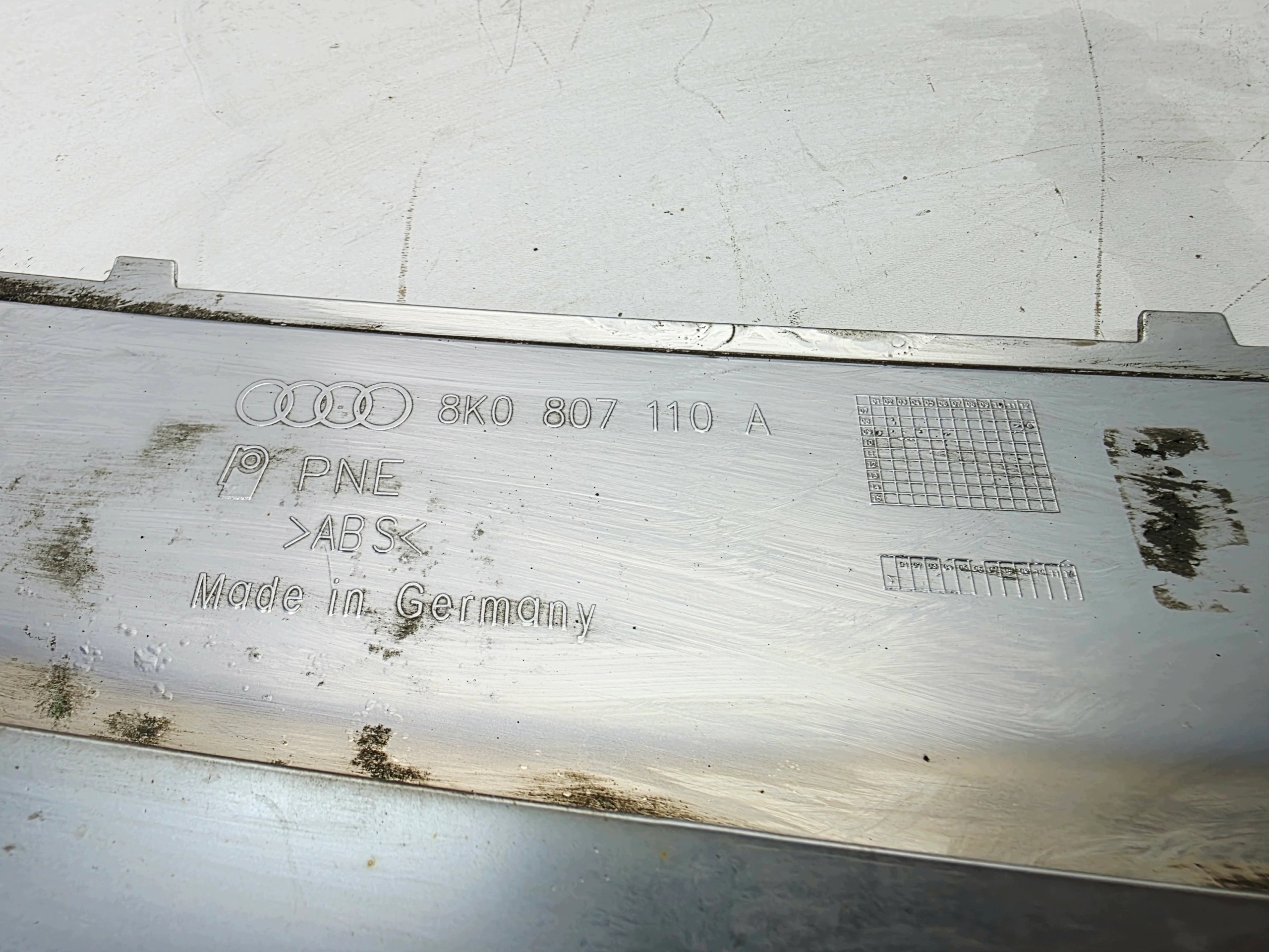 accessori SPOILER Paraurti Anteriore AUDI A4 S4 B8 S LINE 8K0807110A