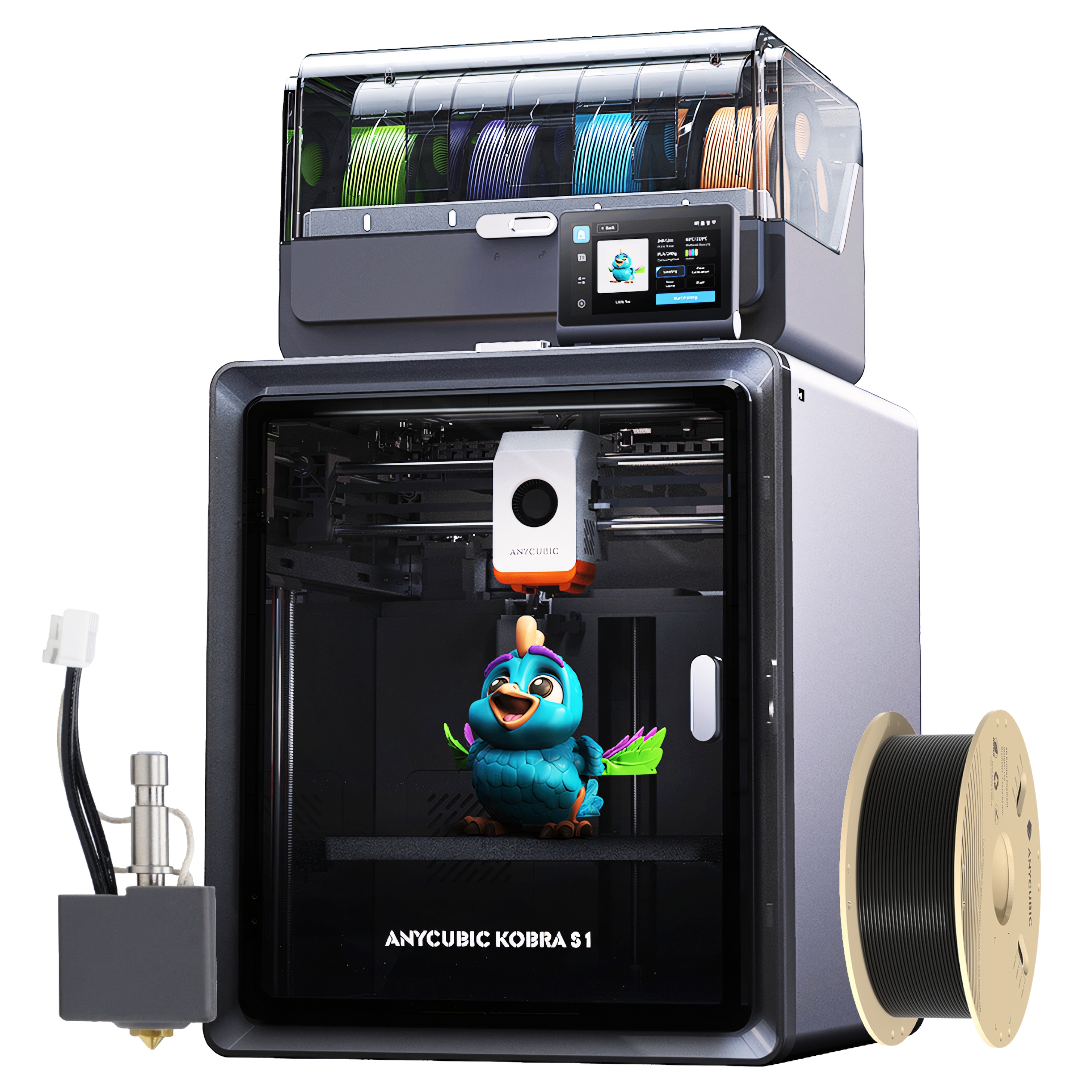 Anycubic Kobra S1 Combo 3D tlačiareň Fdm Ace Pro Sada Filament Hotend