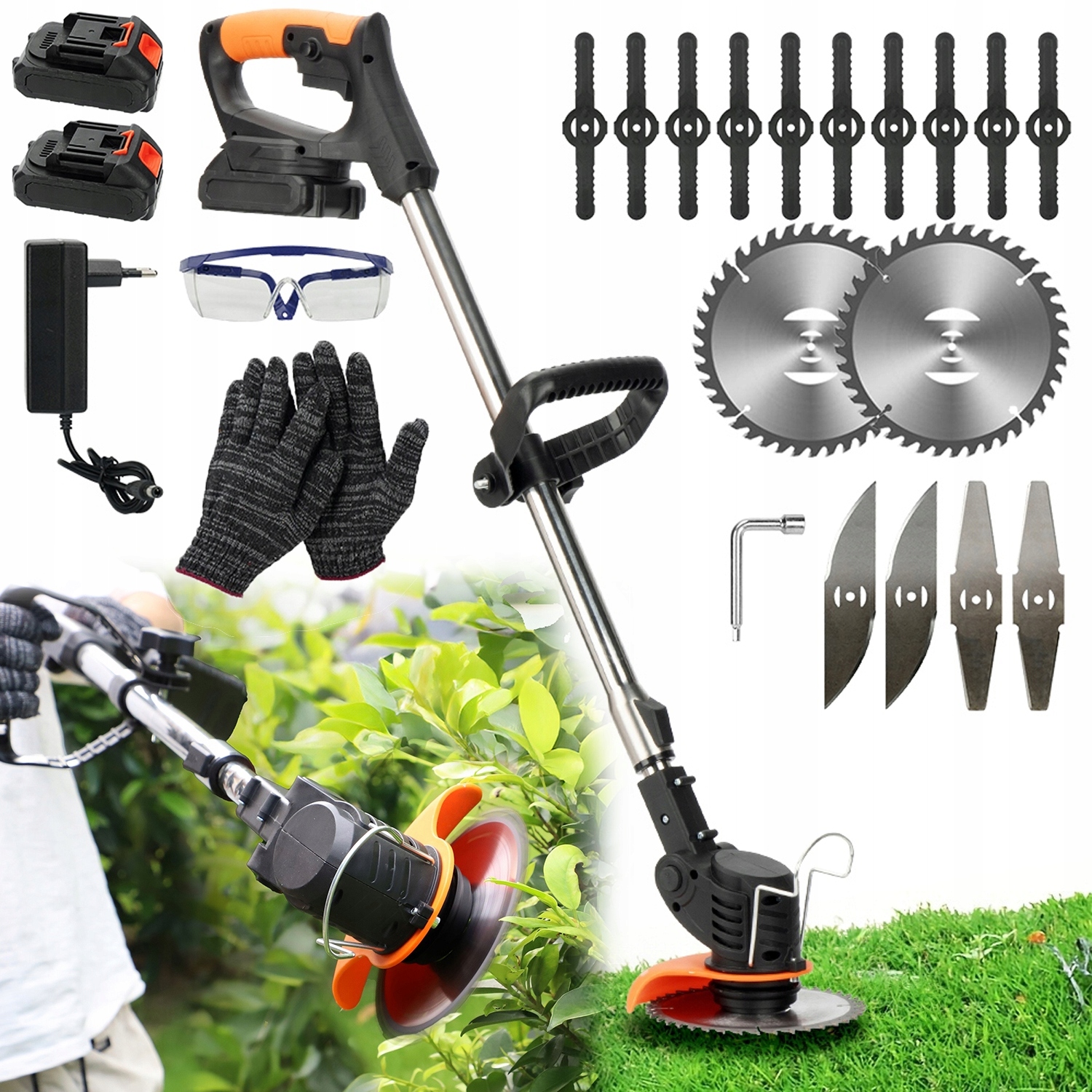 Akumulátorový zastřihovač pro náročné řezání Bezpečnost Ochrana před nárazem