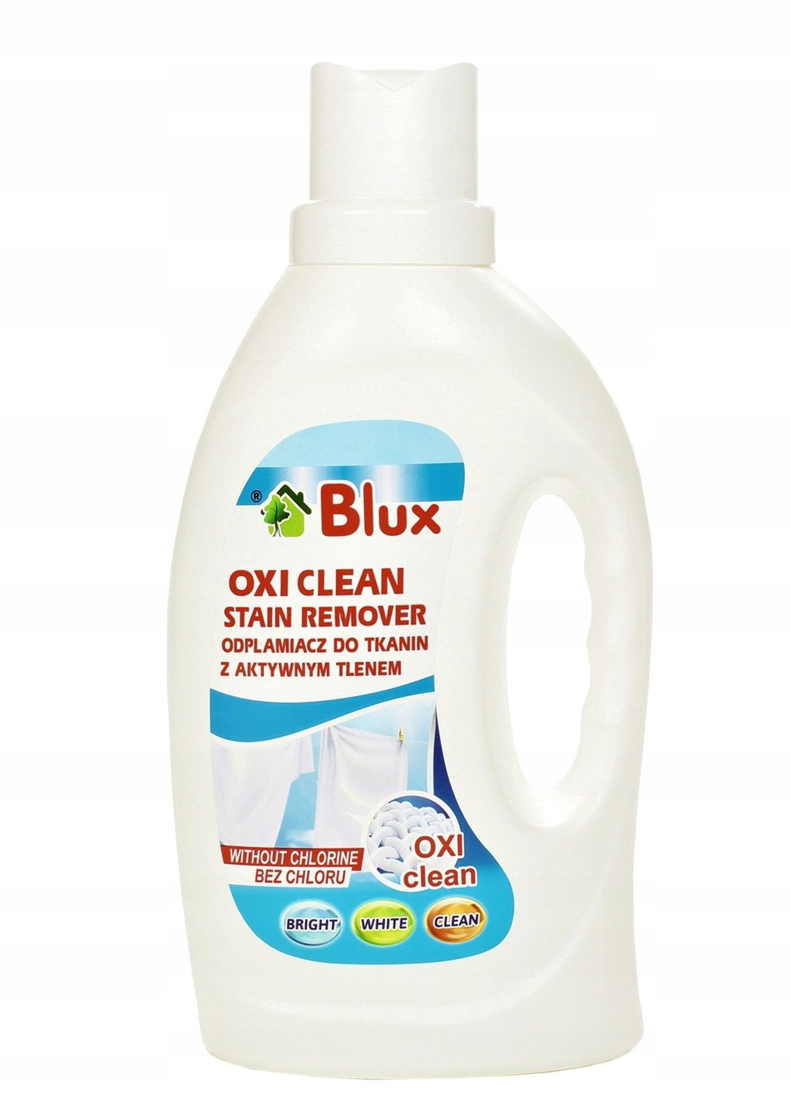 

Odplamiacz do tkanin z aktywnym tlenem Blux 1L