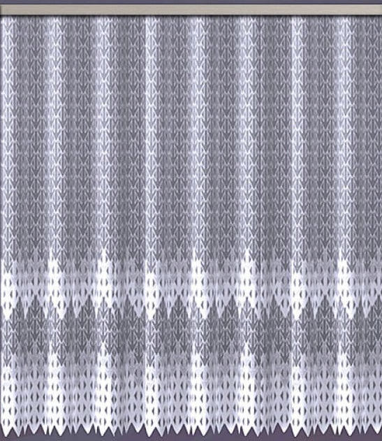 Mg Záclona 629/61 bílá 500x170 cm hotová obšitá Bt