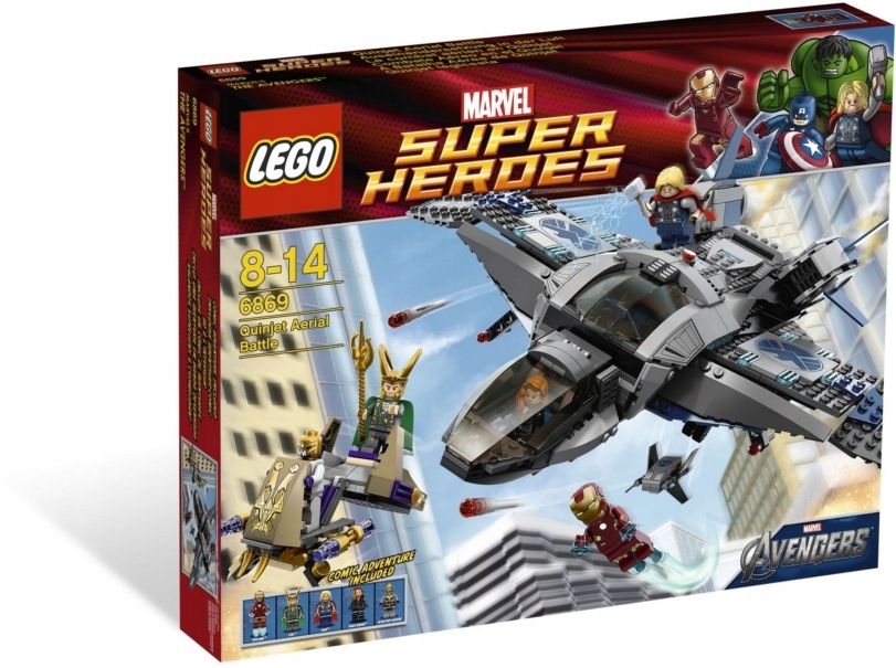 Lego Heroes 6869 Quinjet Aerial Battle Nová sada Unikát