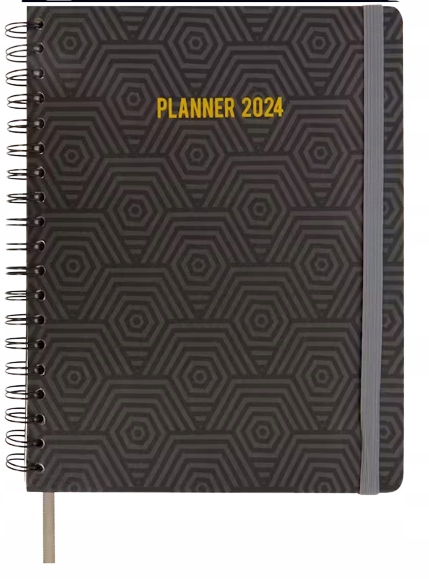 Kalendarz książkowy 2024 DLP czerń