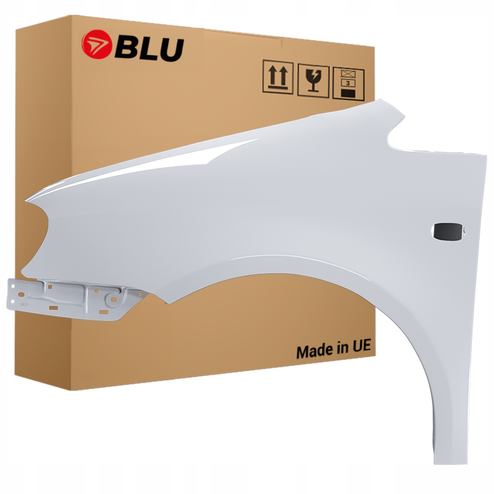 Blu Blatník Vw Caddy III 3 2K LA7W levý stříbrný 04-10 přední pozink