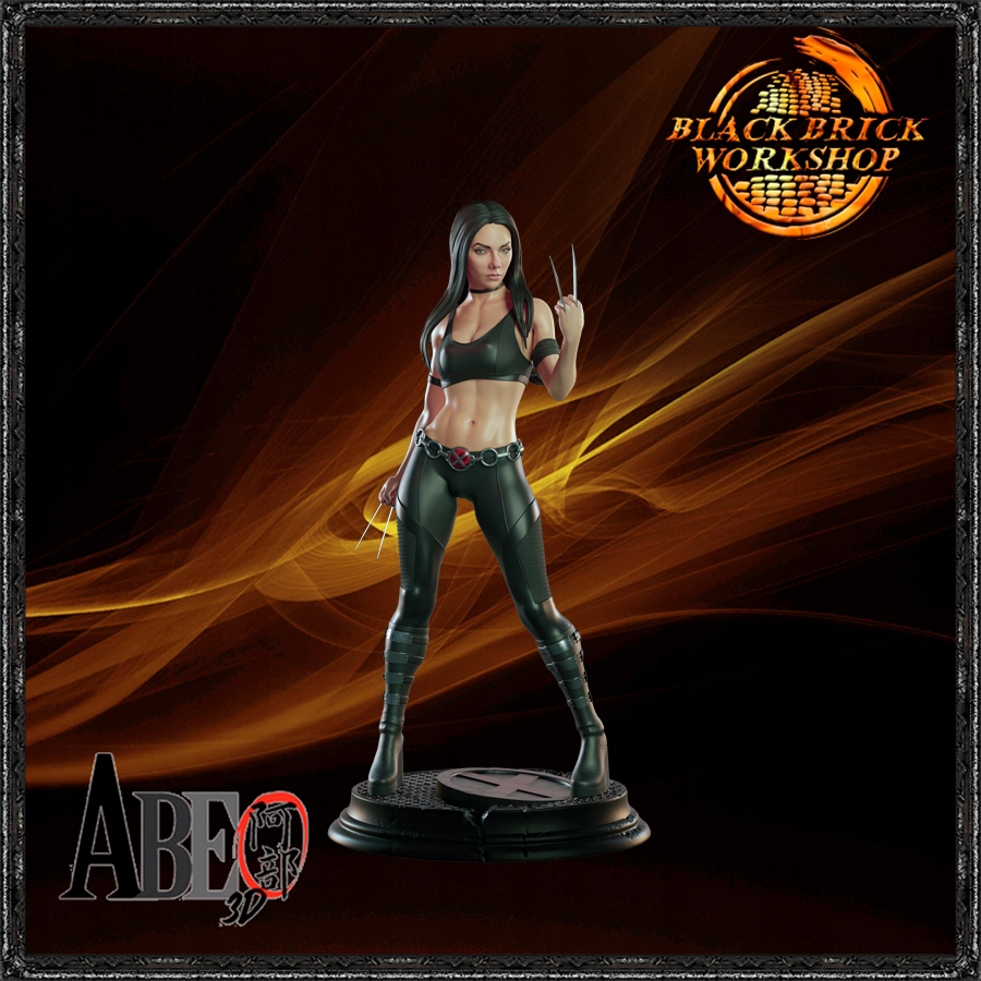 X-23 Unpainted Abe 3D 1/9 (200mm) Měřítko (sfw) 3D Tisk
