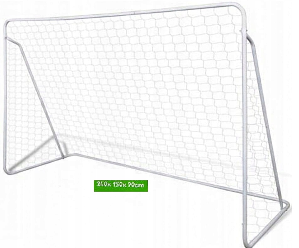 Brána se síťkou na zahradu pro fotbalová zábava 240x150x90