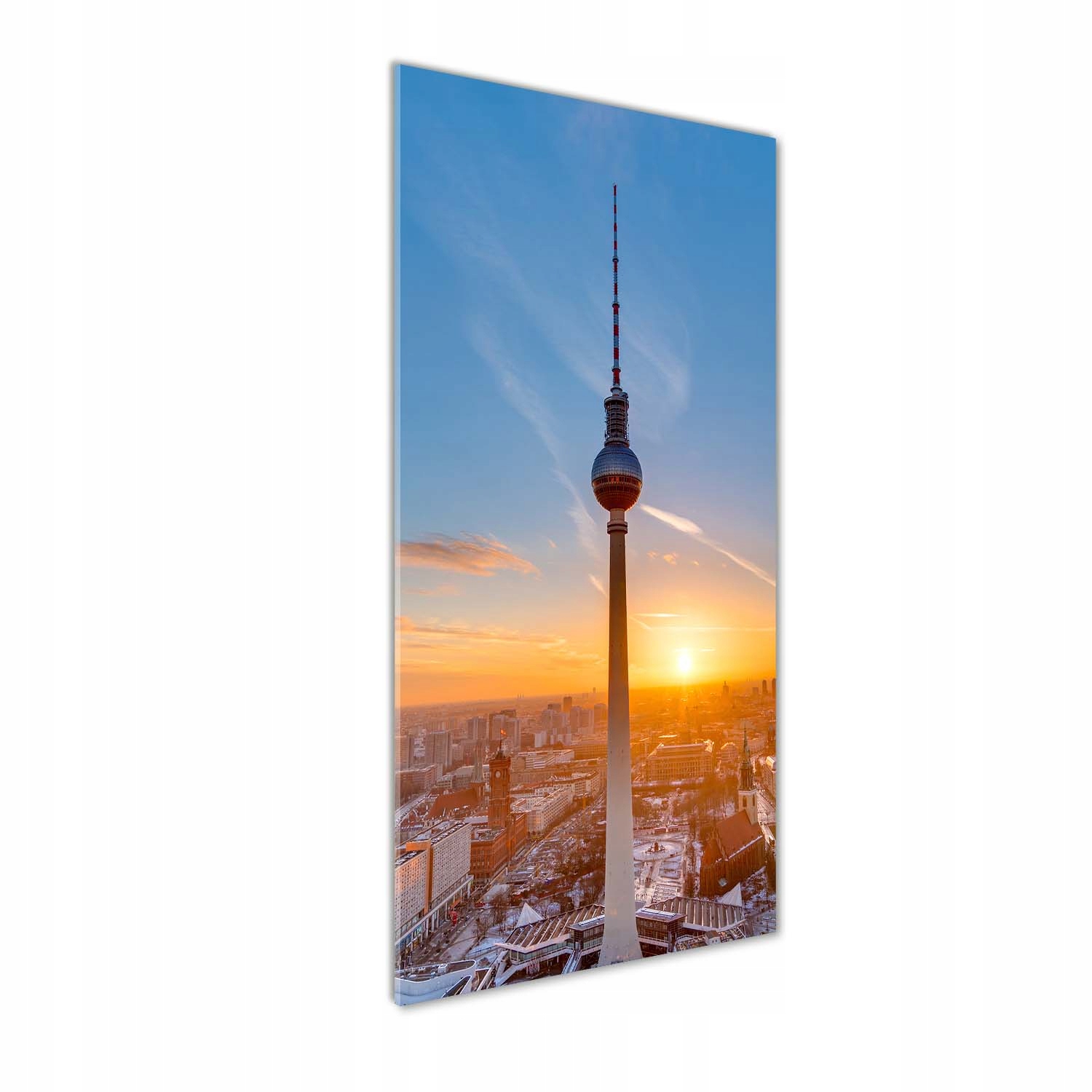 

Foto obraz na szkle Wieża telewizyjna 50x125 cm