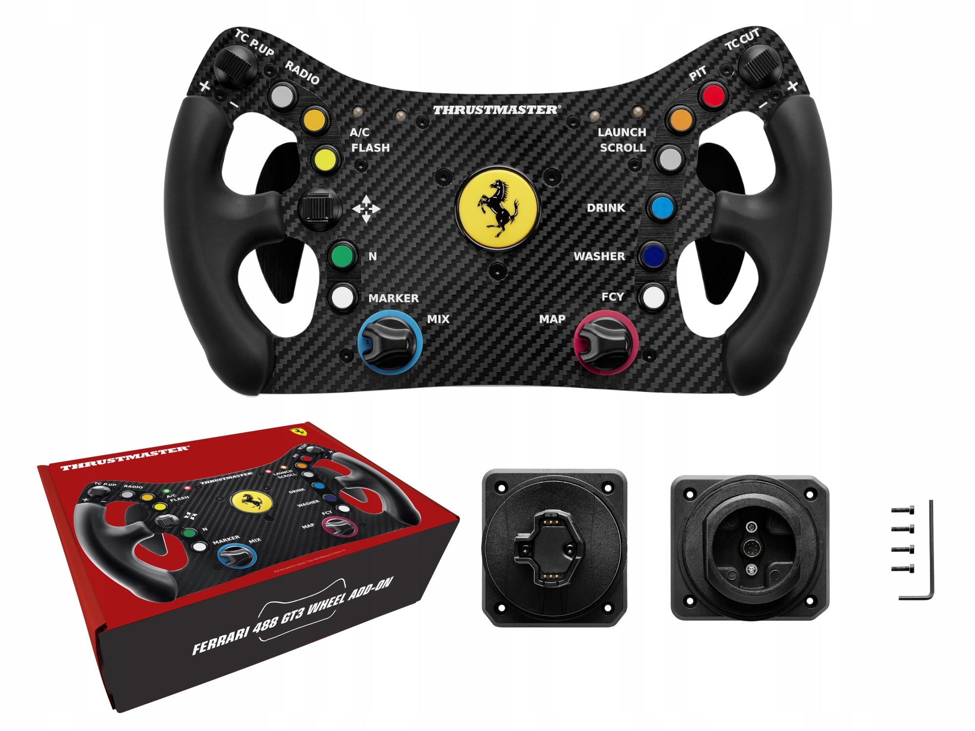 2× Obręcz Thrustmaster Ferrari 488 GT3 Wheel Add-On 4060263