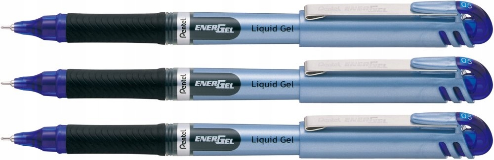 

Pióro kulkowe żelowe Pentel BLN15 niebieskie x 3