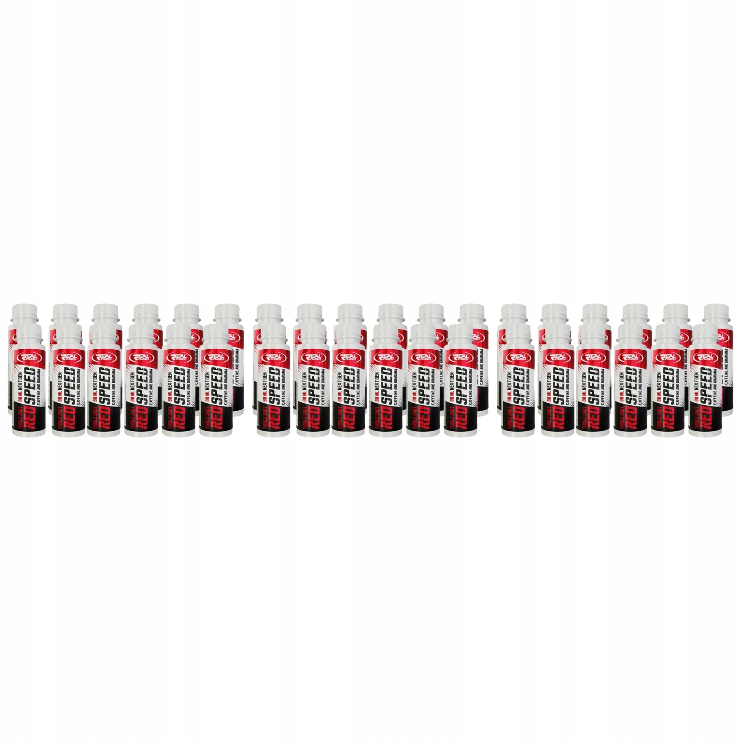 3x Energetický shot Speed Shot 80 ml x 12 Kofein Guarana Energia Real Pharm