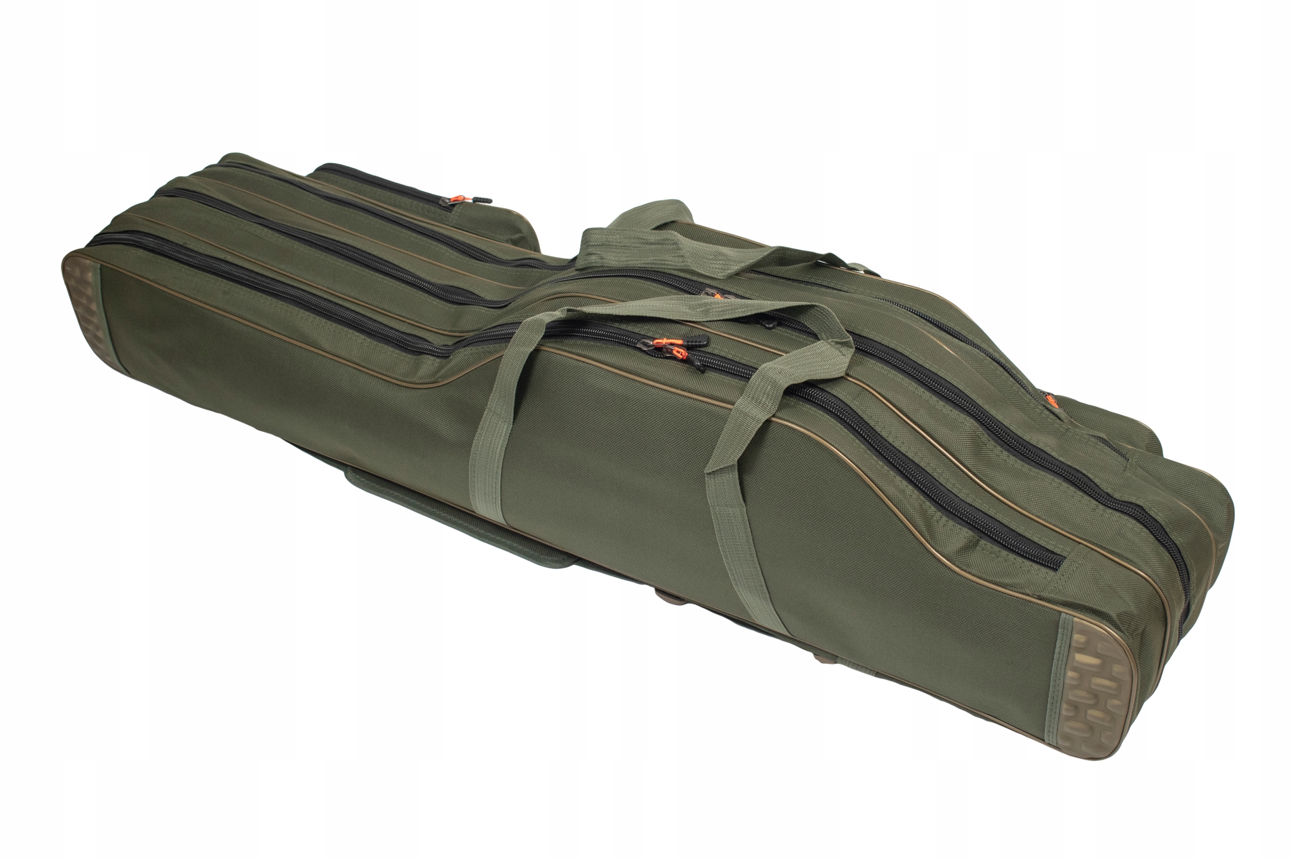 USZTYWNIANY POKROWIEC 120cm 3 KOMORY SUPER JAKOŚĆ TORBA NA WĘDKI Marka FL