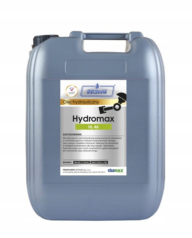 

Olej hydrauliczny Hydromax HL-46 Ekomax 10L Hydrol