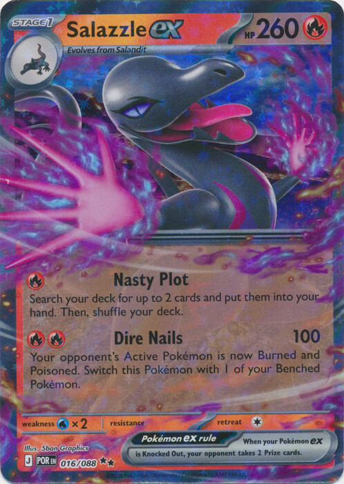 Salazzle ex (POR 016)